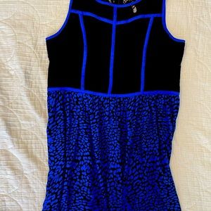 Kensie Blue and Black Dress XL